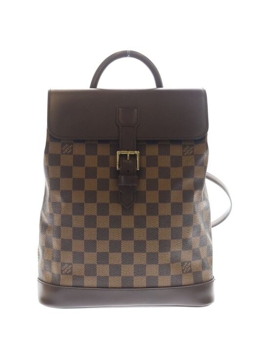Louis Vuitton Soho Damier Canvas Gold Backpack Brown main image 7